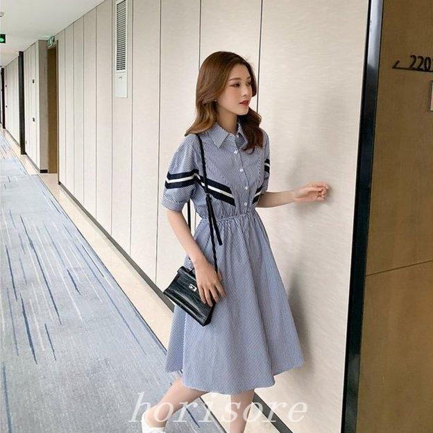 メーカー純正品 充電不要 1年保証 高校生中学生ファッションワンピースレディース半袖夏ワンピデニムおしゃれかわいい上品きれいめカジュアル膝丈10代代30代6260 Morinokodomo Pl