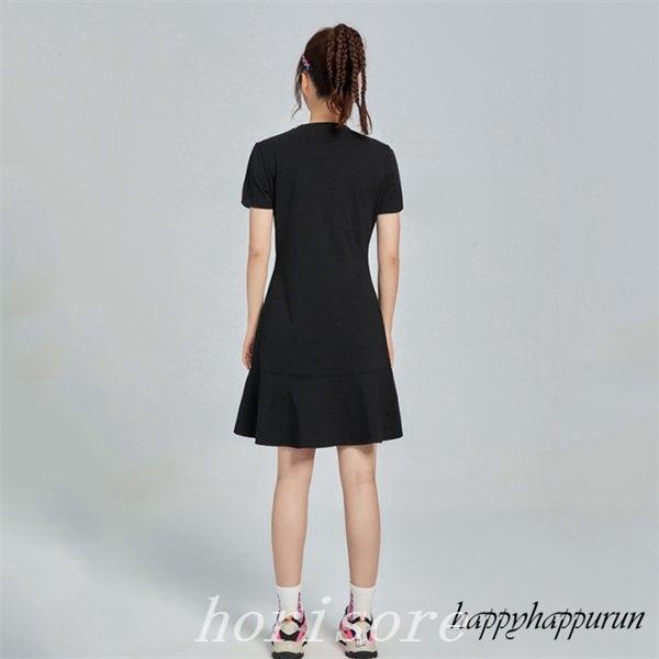 柔らかい ワンピースレディースゴルフ22春夏新作ゴルフウェアaライン着痩せ夏コーデ通気吸汗半袖きれいめ40代50代秋コーデ ワンピース サイズ M Www We Job Com