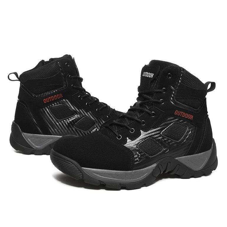アウトドア靴登山靴ハイカットメンズトレッキングブーツズ登山靴ハイキング防滑幅広4e黒ハイカットおしゃれ履きやすい 日本正規品
