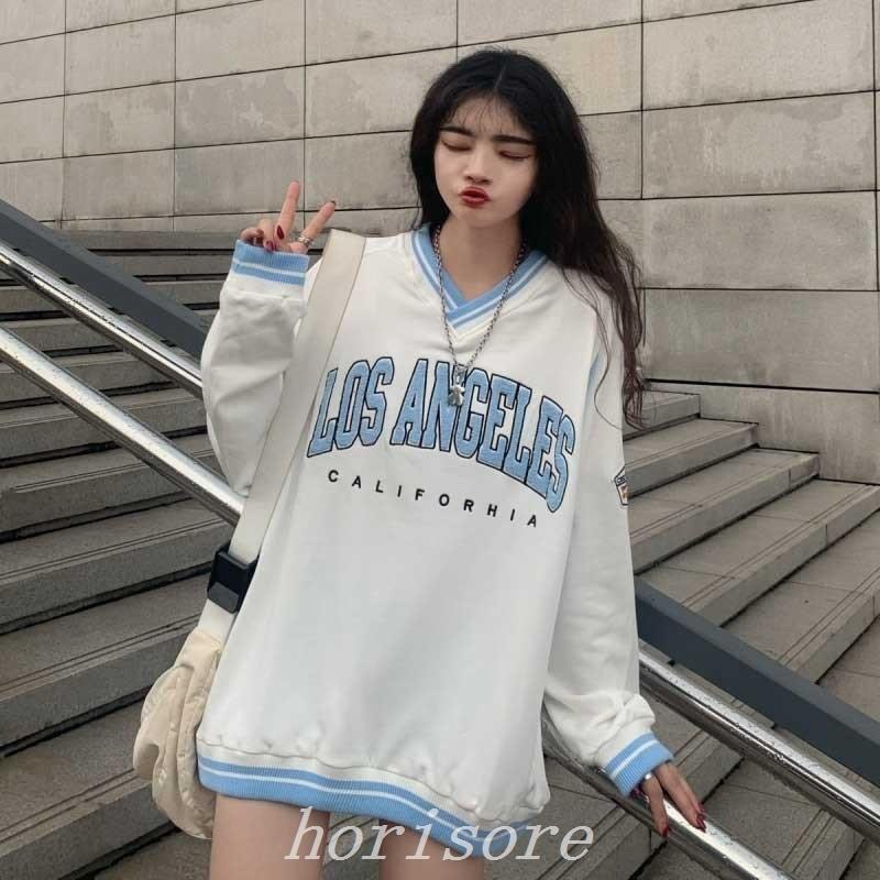 限定製作 原宿系パーカーレディース長袖フード付きプルオーバートップスファッションゆるパーカー大きいサイズ春秋 パーカー サイズ L Www We Job Com