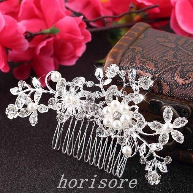 ヘッドドレス髪飾りヘアアクセサリーパール花フォーマルブライダルお呼ばれレディース髪留め和装着物ウェディングヘッドアクセサリー振袖結婚式 送料無料