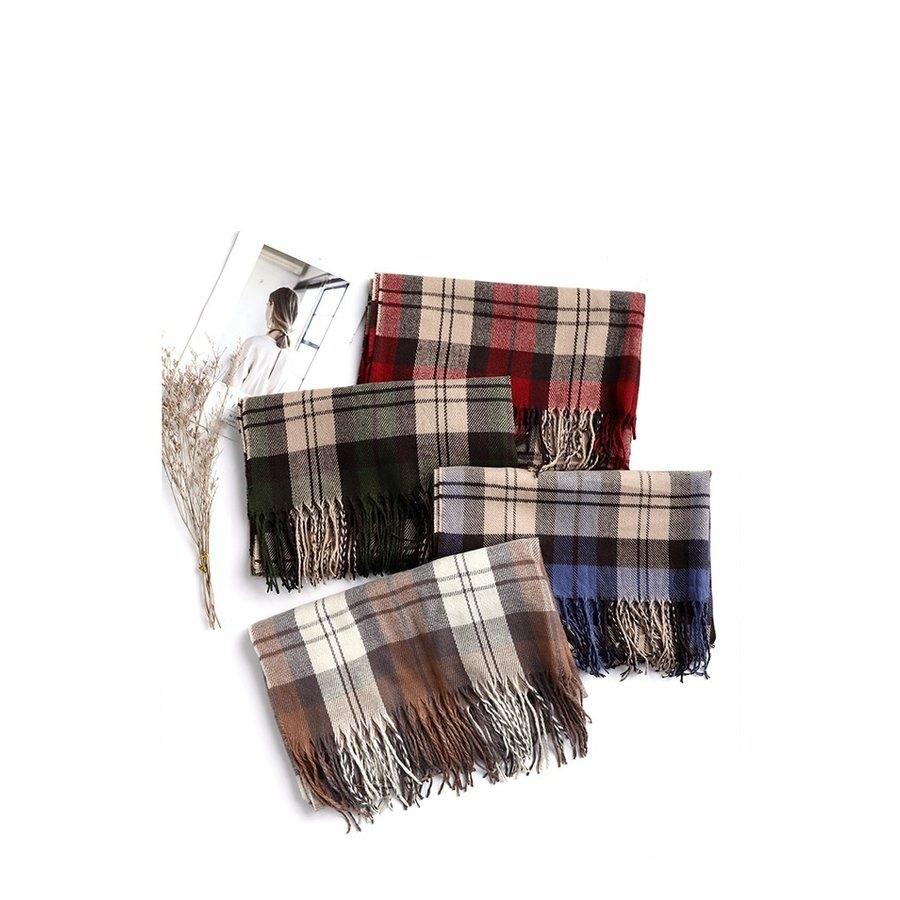 ファッション 無地 新色登場 マフラーレディースチェック柄無地タッセル秋冬秋冬新作かわいいロングローゲージボリューム冬秋冬ロングマフラーお揃いコーデ Xro2atxsob Www Ludlowbar Com Au