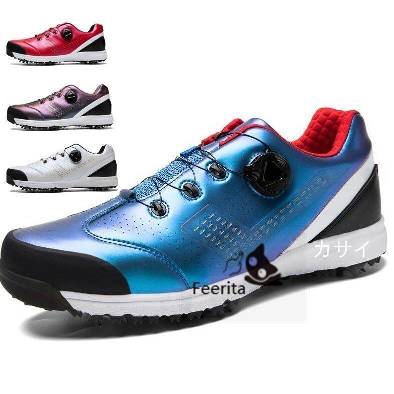 ゴルフシューズメンズおしゃれ本革ダイヤル式ソフトスパイクメンズカジュアルゴルフ靴通気性ダイヤルシューズスポーツシューズトレッキングシューズ ゴルフシューズ ゴルフ スポーツ Hor Free Dream 引きクーポン発行中