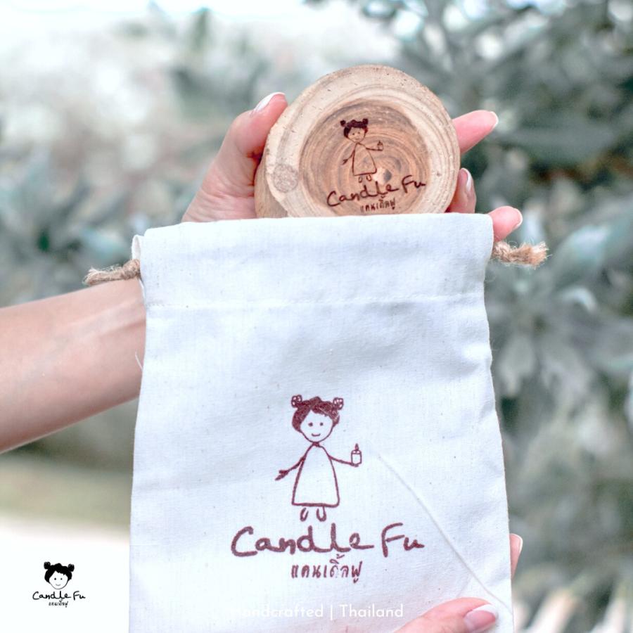 アロマキャンドル ソイキャンドル 天然木の容器 タイ製 香り10種 S