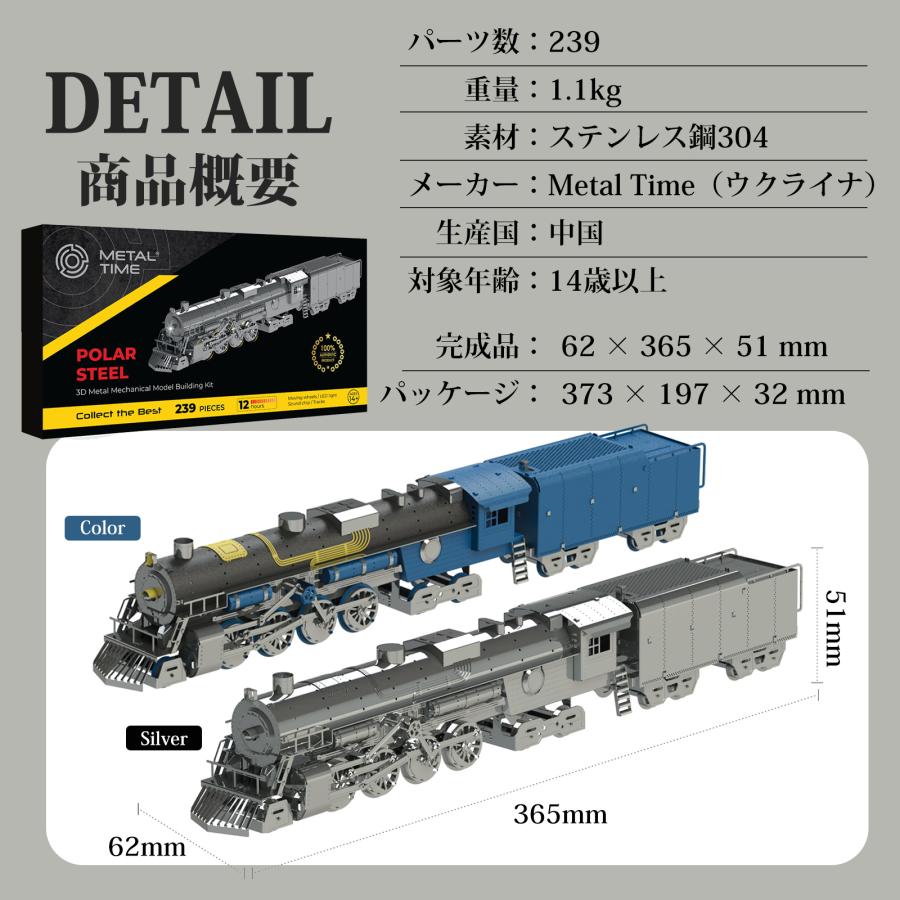 Metal Time ポーラースチール Polar Steel 組み立てキット Metal Time ポーラースチール Polar Steel 組み立てキット