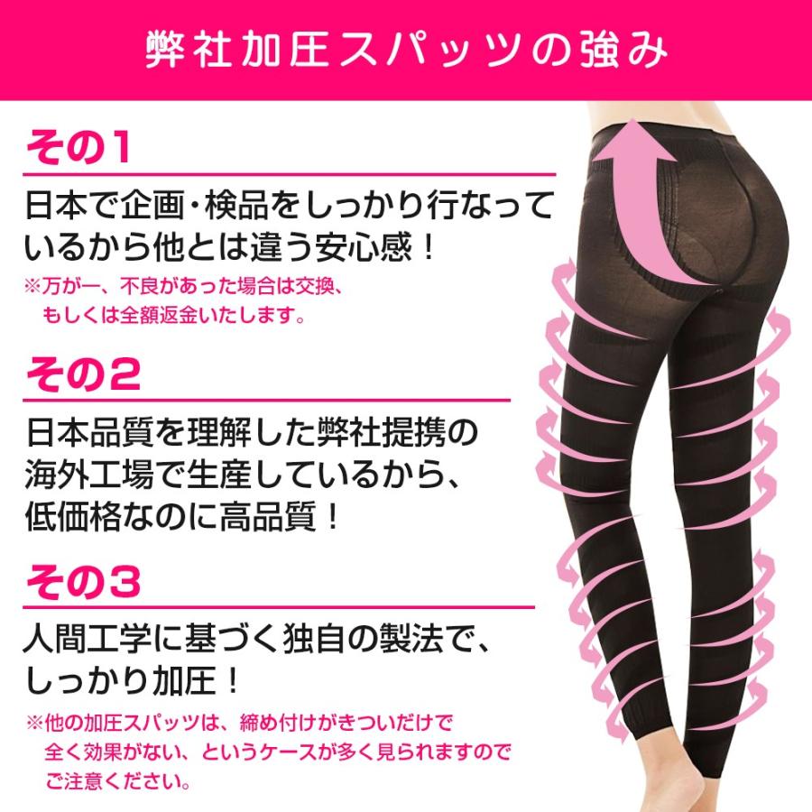 2枚セット 着圧スパッツ 加圧スパッツ 着圧 レギンス レディース 脚やせ むくみ 解消 ダイエット 補正下着 加圧 タイツ ブラック ベージュ Spats Lady 2set Free Duck 2 通販 Yahoo ショッピング