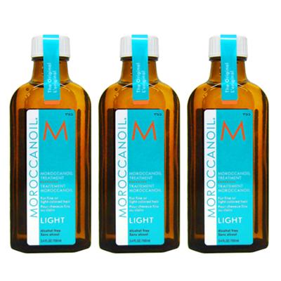 ● 【3本セット】 モロッカンオイル トリートメント ライト 100ml 美容室専売 サロン専売 洗い流さない ヘアトリートメント アウトバス ポンプ付き MOROCCANOIL ヘアケア モロッカンオイル（Moroccanoil） ○ 3本セット トリートメント ライト