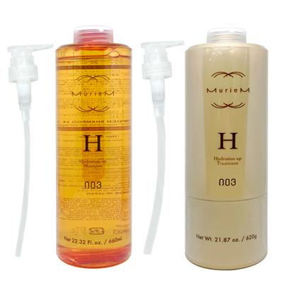 ナンバースリー ミュリアム ゴールド シャンプーH 660ml＆トリートメントH 620g セット no3（NUMBER THREE） ○ セット販売 ナンバースリー ミュリアム