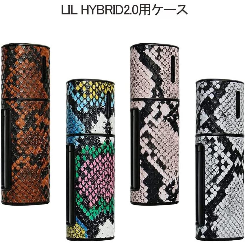 Votabell ケース lil HYBRID 2.0用のケース PUレザー製 ヘビ柄 リルハイブリッド 用 カバー (ブラウン)｜freejia｜07