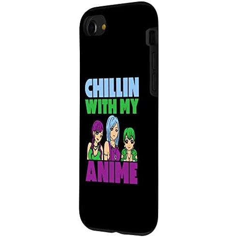iPhone SE (2020) / 7 / 8 Chillin With My Anime - コスプレ アニメ スマホケース｜freejia｜03