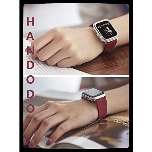 Handodo シリカゲルモダンバックルバンド 42mm 44mm, バンド Apple Watch Series 6/5/4/3/2/1/SE｜freejia｜03