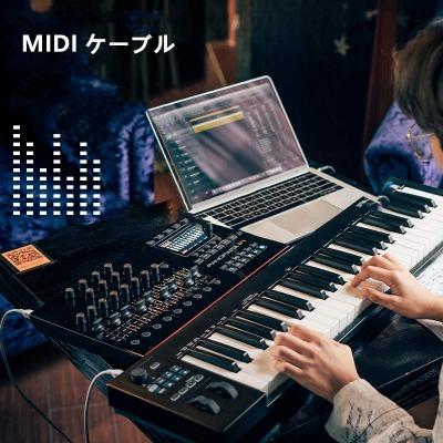 MIDI USB 変換ケーブル Macbook USB 1m USB B to C オスオス 変換ケーブル MacBook Pro PC｜freejia｜05