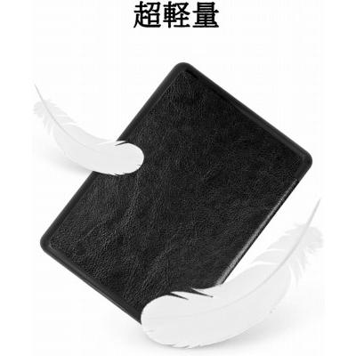 Kindle Paperwhite 第11世代 ケース 2021Newモデル カバー ハンドストラップ付き（ブラック）｜freejia｜06