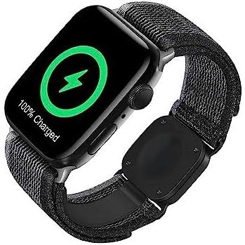 KOGLEE Apple Watch 対応充電器とバンドが一体 アップルウォッチ マグネット式 バンド (38/40/41mm, グレー)｜freejia｜03