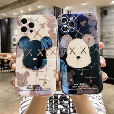 Kaws iPhone 12 用 アイフォン ケース 保護カバー ブルーiPhone 12｜freejia｜08