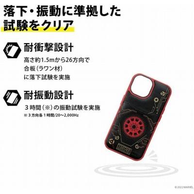 カラー：アイアンマン Phone14 iPhone13 MARVEL マーベル スマホケース スマホカバー PUレザー カード入れ｜freejia｜04