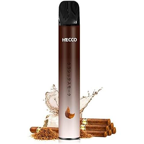 HECCO 電子タバコ 使い捨てタイプ加熱式たばこ 本体 スターターキッド VAPE 禁煙節煙サポート 1800回 (メンソール)｜freejia｜03