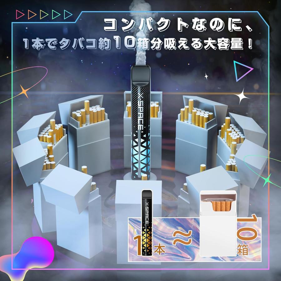 電子タバコ ベイプ 使い捨て vape 5本セット10000回吸引 電子タバコ ベイプ 使い捨て vape 5本セット10000回吸引