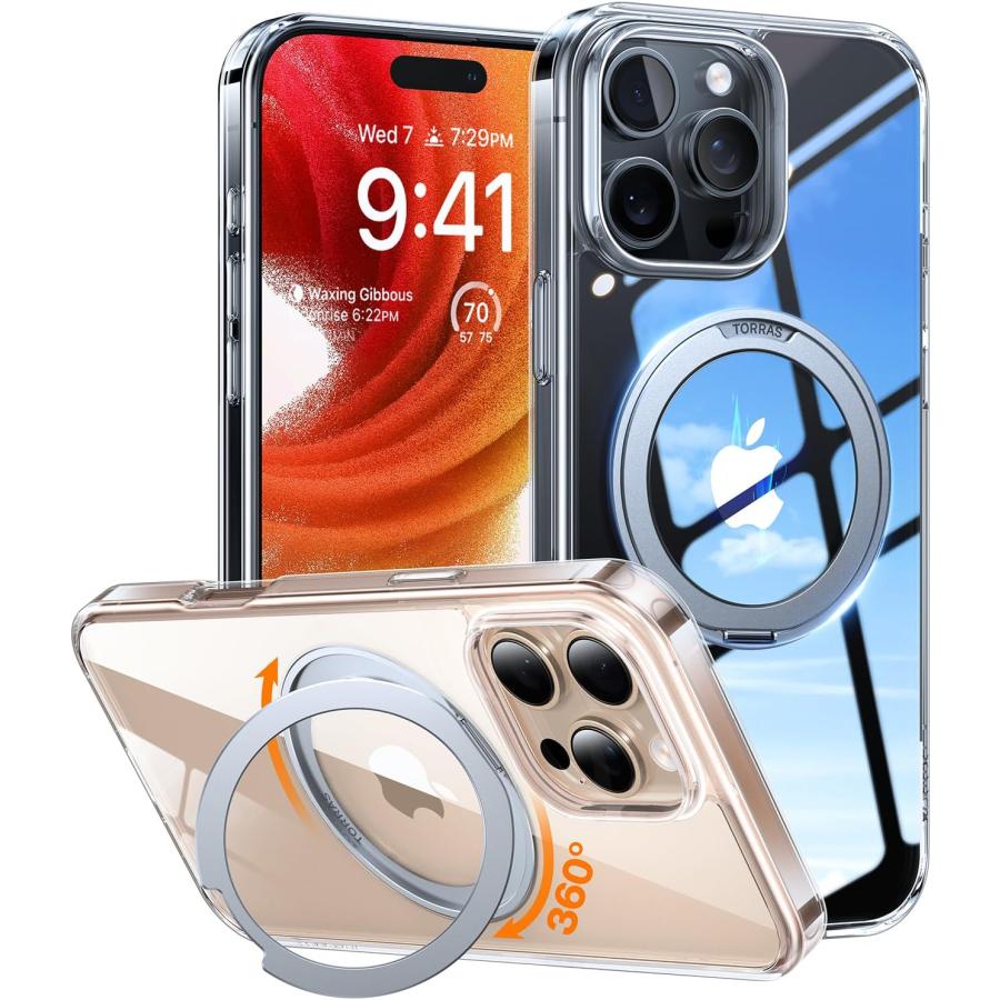 TORRAS iPhone 16 Pro Max 用 ケース マグネット リング レンズ TORRAS iPhone 16 Pro Max 用 ケース マグネット リング レンズ