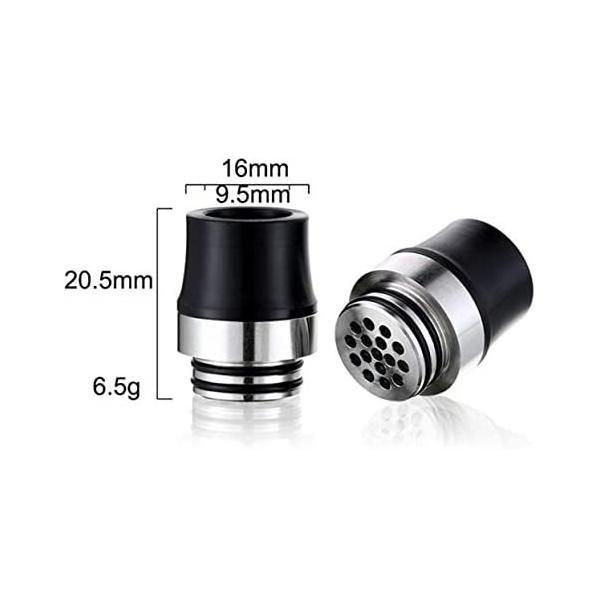 ドリップチップ ベイプ マウスピース810規格 drip tip スピットバック 防止 vape 用 バルカンホール キャップ カバー｜freejia｜02