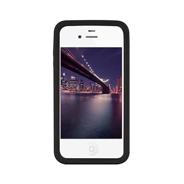 kwmobile 対応: Apple iPhone 4 / 4S 専用ケース - 耐衝撃 TPUソフト シリコンケース スマホカバー (黒色)｜freejia｜02