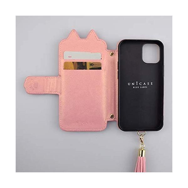 CCCフロンティア iPhone 12 mini用ケース Tassel Tail Cat Flip Case ピンク (ピンク)｜freejia｜03