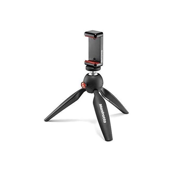 Manfrotto ミニ三脚 PIXI Smart スマートフォンアダプターキット MKPIXICLAMP-BK ブラック(ブラック ミニ三脚)｜freejia｜03