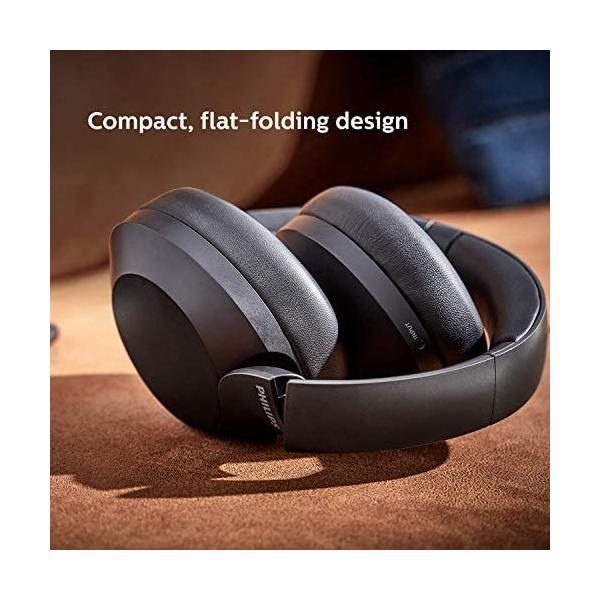 PHILIPS(フィリップス) ブルートゥースヘッドホン ブラック PHILIPS(フィリップス) ブルートゥースヘッドホン ブラック