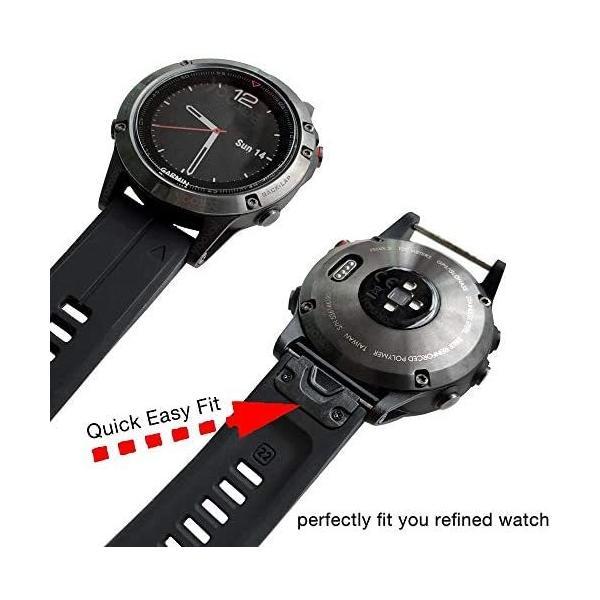 GARMIN(ガーミン) Garmin Instinct/Fenix 5/5 Plus/Forerunner 935/Approach (ブラック)｜freejia｜08