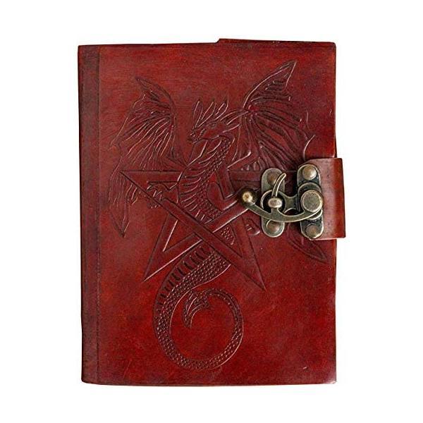 OVERDOSE Star Dragon Journal Notebook|Handmade Antique Journal(BROWN A6)｜freejia｜08