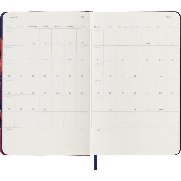 Moleskine 2022 Year Of The Tiger Weekly Planner, 12M, Large, Blue, Hard｜freejia｜03