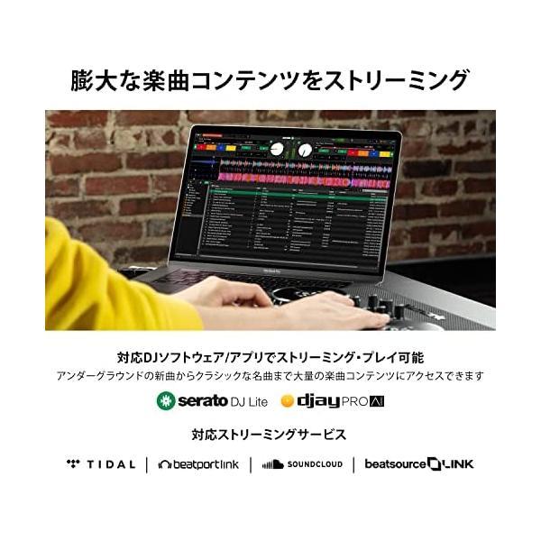 Numark DJコントローラー LEDライト搭載 スピーカー内蔵 iPhone Serato DJ Lite djay Pro AI対応｜freejia｜06