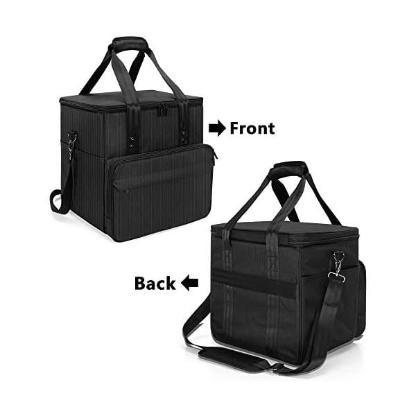 【新品】レコードバッグ レコード 収納 最大60枚 仕切り板付き 新品】レコードバッグ レコード 収納 最大60枚 仕切り板付き