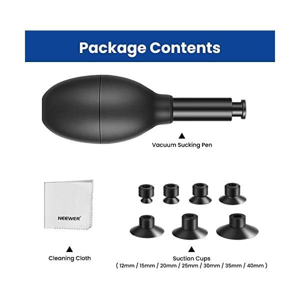 NEEWER 8-in-1 レンズ吸盤キット ICピックアップ真空吸引ペン 可能な吸盤レンズツール7つ付き｜freejia｜08