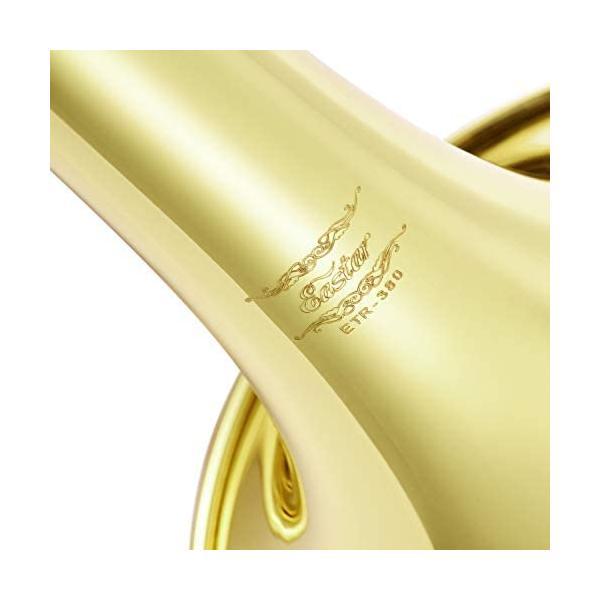 Eastar トランペット Bb調 Trumpet 初心者 清潔アクセサリー付
