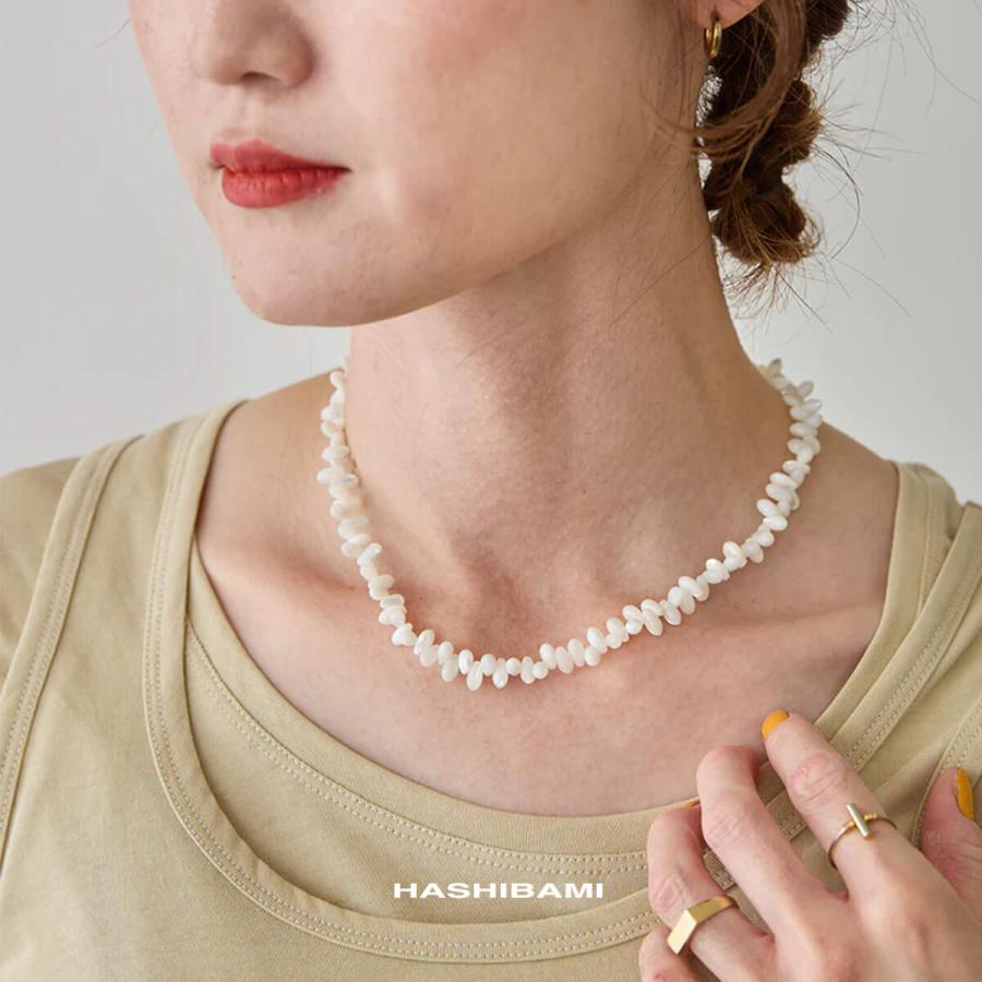 Hashibami（ハシバミ） ネックレス レディース HB2100260 パール 