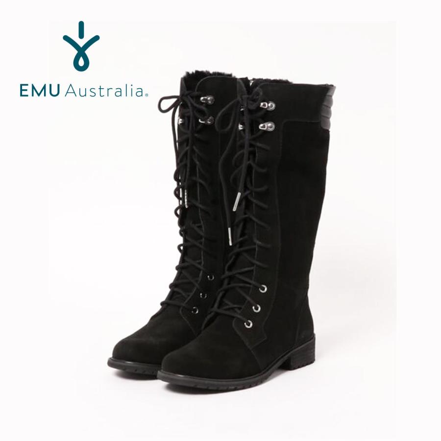 最高の ムートン ブーツ ファー ムートン ブーツ エミュ エミュー Emu Biricet Hi レースアップロングブーツ W ボア レディース サイドジップ 送料無料 50 Off Zoetalentsolutions Com