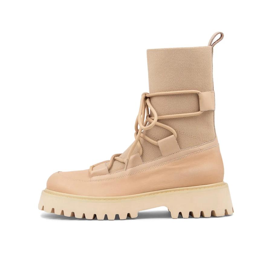 Mollini（モリーニ） ブーツ レディース レザーニット レザー 本革