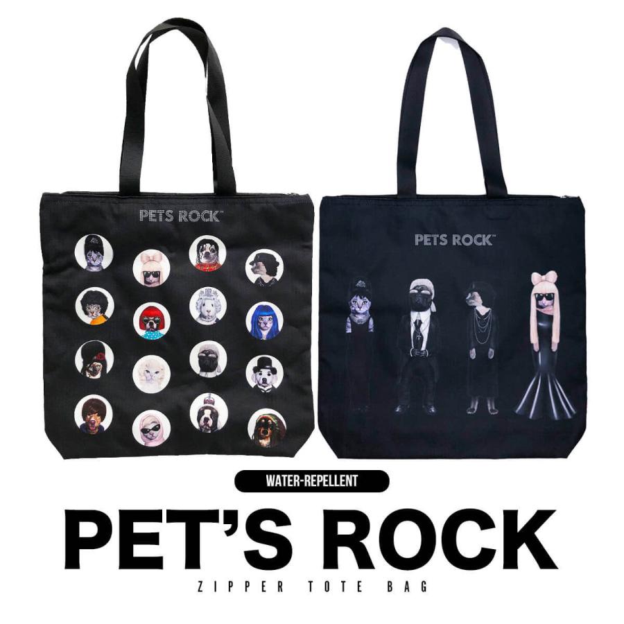 PETS ROCK×LeSportsac ジッパートートバッグ トート バッグ レディース