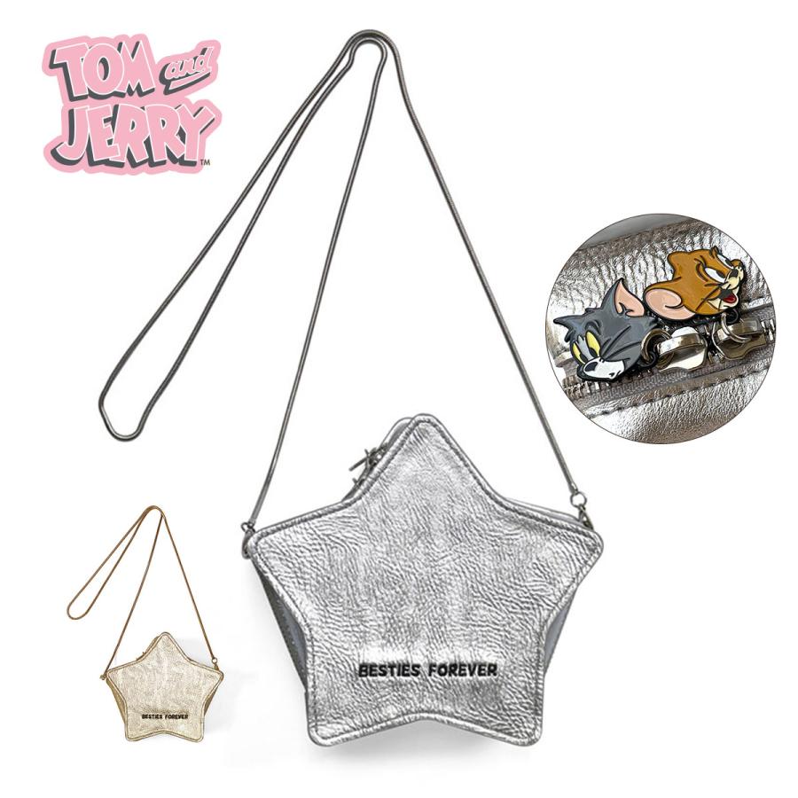 ショルダーバッグ トムとジェリー レディース スター かわいい オシャレ キャラクター ブランド 刺繍 メタリック E Fridstore フリッドストア 通販 Yahoo ショッピング