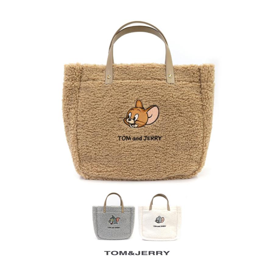 トートバッグ レディース トムとジェリー ミニトート ボア ファー