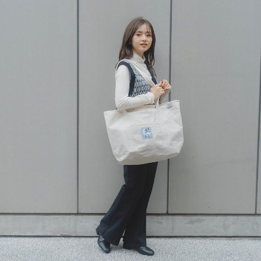 トートバッグ レディース メンズ 大きめ A4 ET キャンバス バック