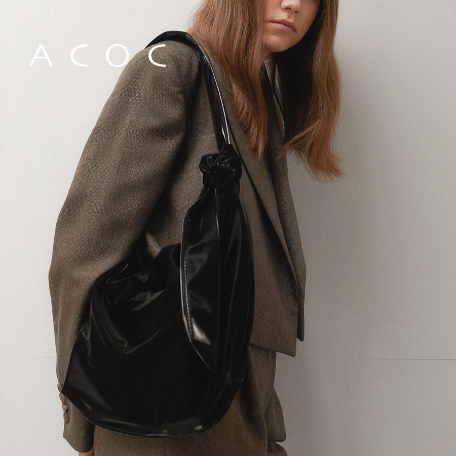 ACOC ワンショルダーバッグ レディース バナナ ハーフムーン バッグ