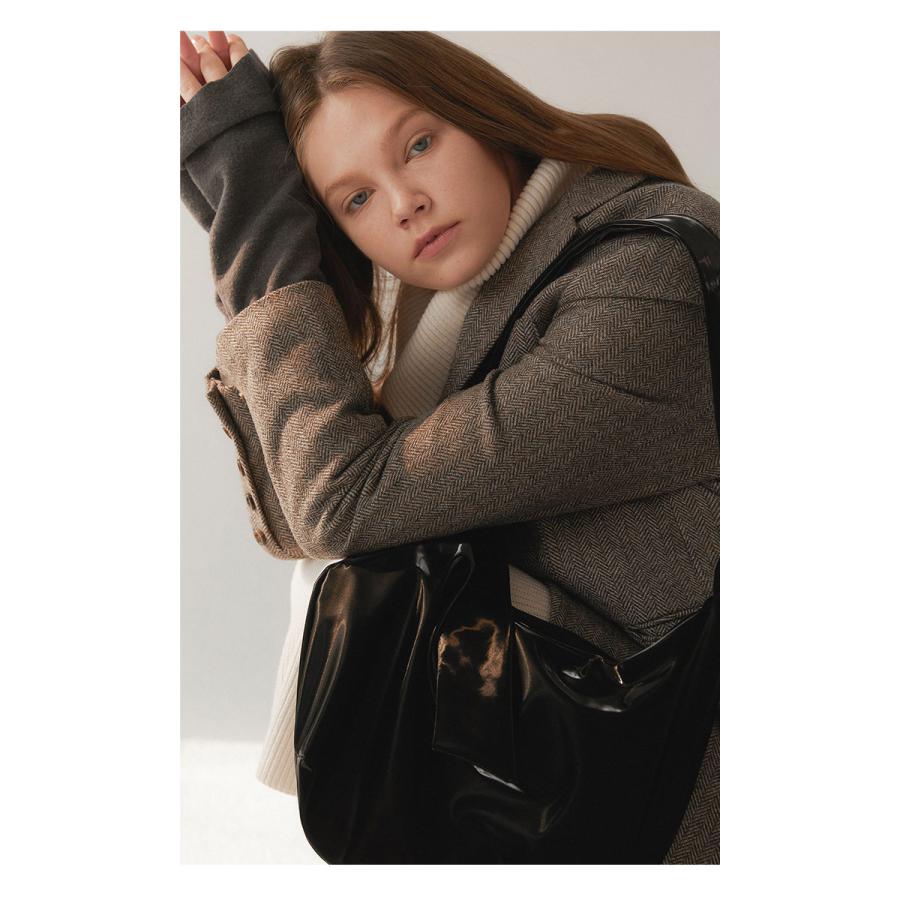 ACOC ワンショルダーバッグ レディース バナナ ハーフムーン バッグ