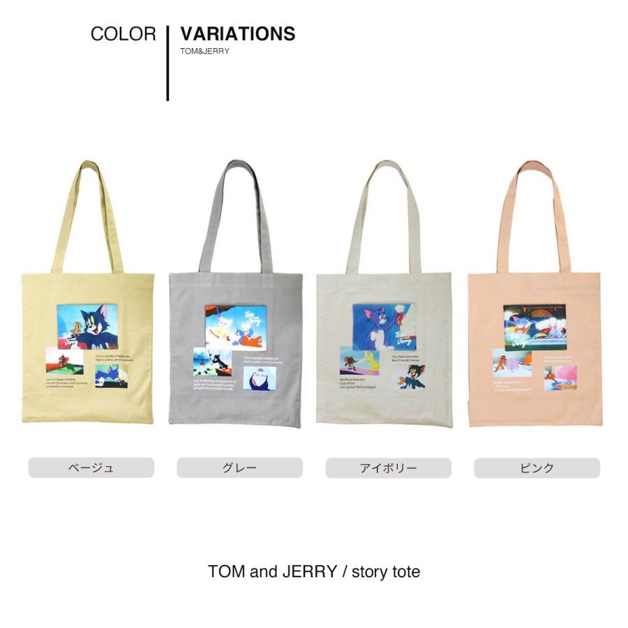 トムとジェリー トートバッグ レディース キャンバス W-TJ861