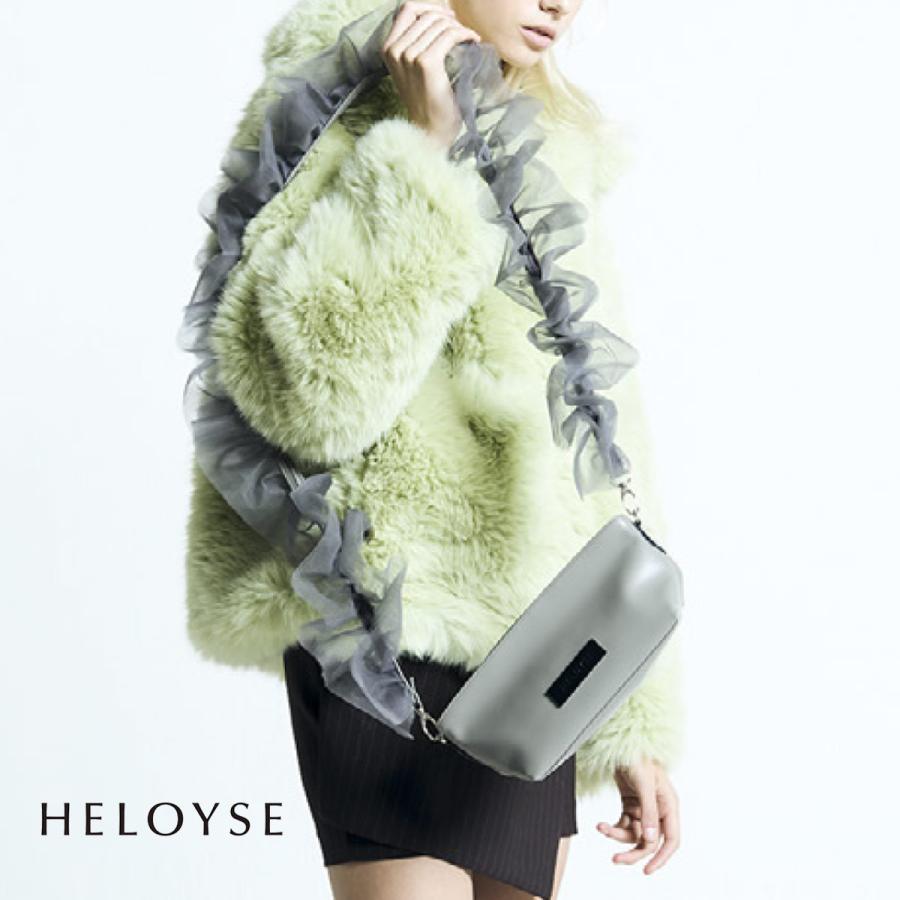 HELOYSE ショルダーバッグ レディース ミニバッグ フリルバッグ 