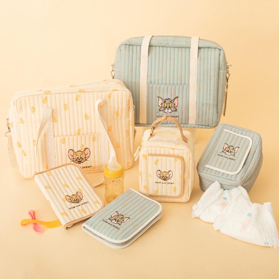 TOM and JERRY トムとジェリー キルティングマザーズバッグ W-TJ1401