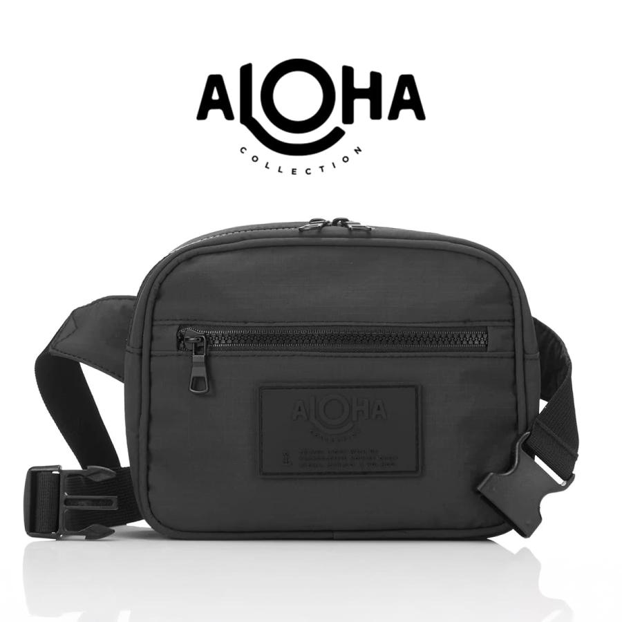 アロハコレクション ボディバッグ 撥水 軽量 ウェストポーチ ユニ