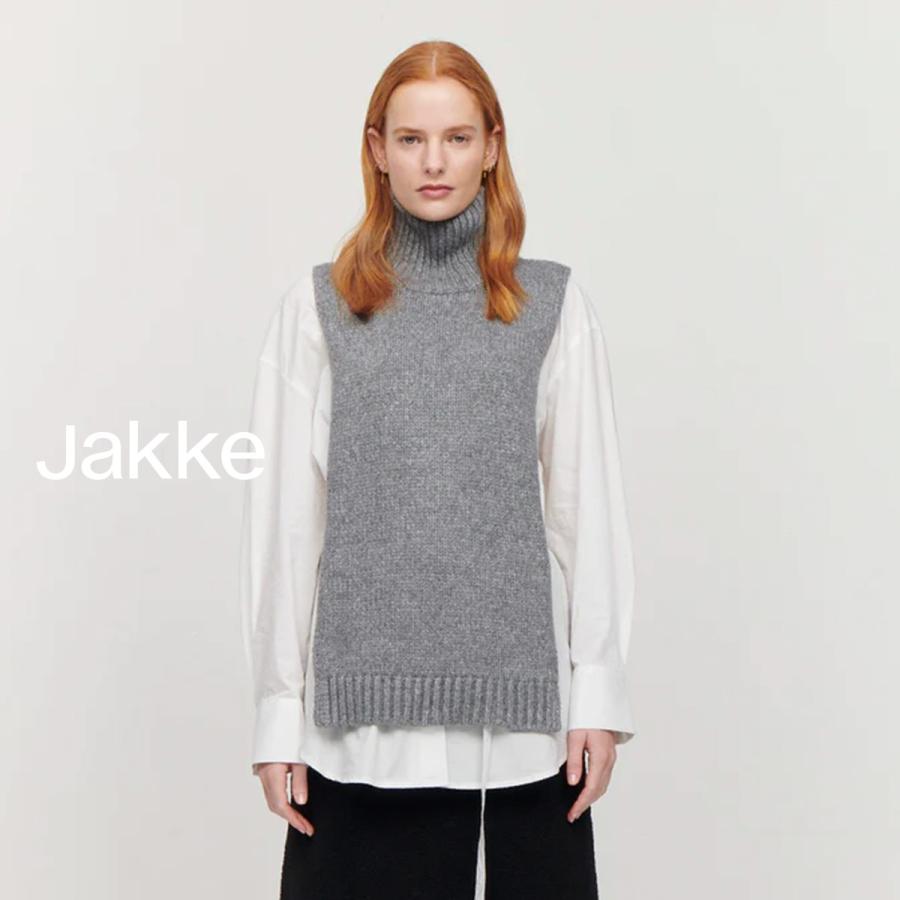 jakke（ジャッキー） ニット つけ襟 レディース JAKKE TYRA BIB SCARF