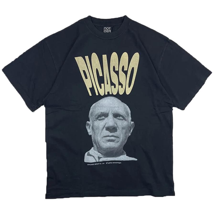 80s USA製　ピカソTシャツ 古着 80s USA製 Pablo Picasso 「Walker Art Center」 ピカソ サイン